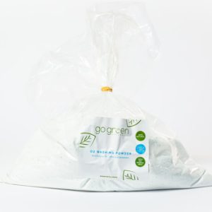 Oxygen boosted biodegradable LAUNDRY & DISHWASHER POWDER 1 stop shop