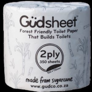 Güdsheet 2ply - Forest Friendly Toilet Paper Made From Sugarcane