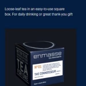 Enmasse tea packaged boxes