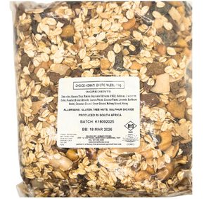 Muesli - Exotic (fruits, cinnamon, nutmeg & ginger)