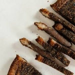 Beef Biltong, contains preservatives