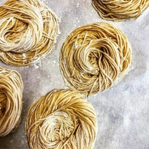 Homemade egg noodles - FROZEN