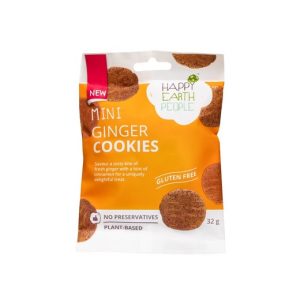 Happy Earth People Mini Ginger Cookies