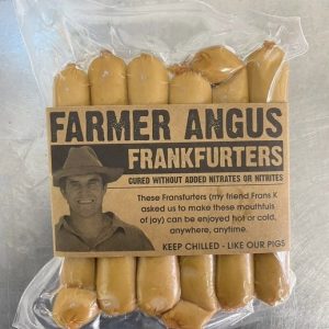 Frankfurter sausages, beef & pork