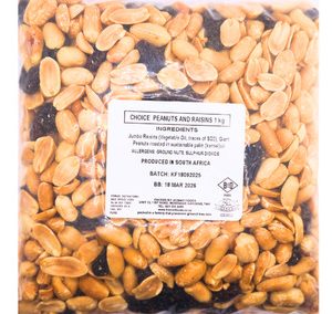 Peanuts & raisins, imported