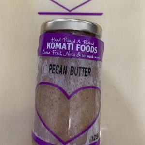 Pecan Butter, crunchy, dry roasted (no oil), imported