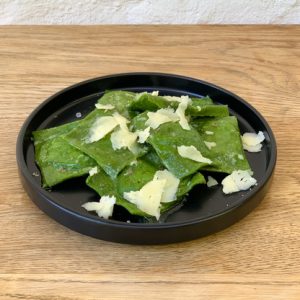 Meuse Farm Ravioli with Cream of the Crop ricotta + wild garlic