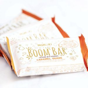 Nanuki - Caramel Quake Boom Bars, 12 x 60g bars