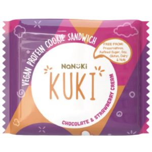 Nanuki - Kuki Chocolate and Strawberry, 18 x 45g