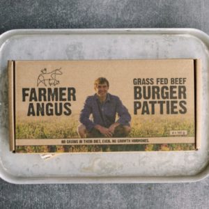 Burgers, Grass fed & finished