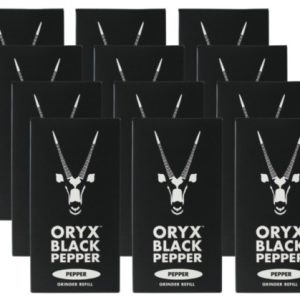 Oryx Black Madagascan pepper corns, 250g bulk bag