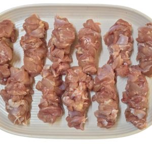 Chicken sosaties, 12 per pack, no spices