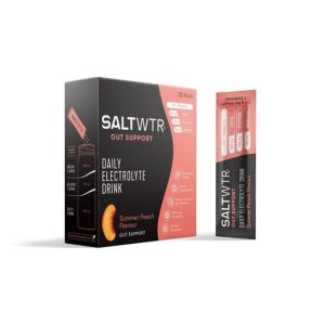 SaltWTR Summer Peach Gut Support Electrolytes
