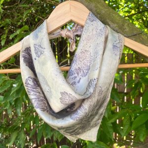 Rose geranium on peace silk